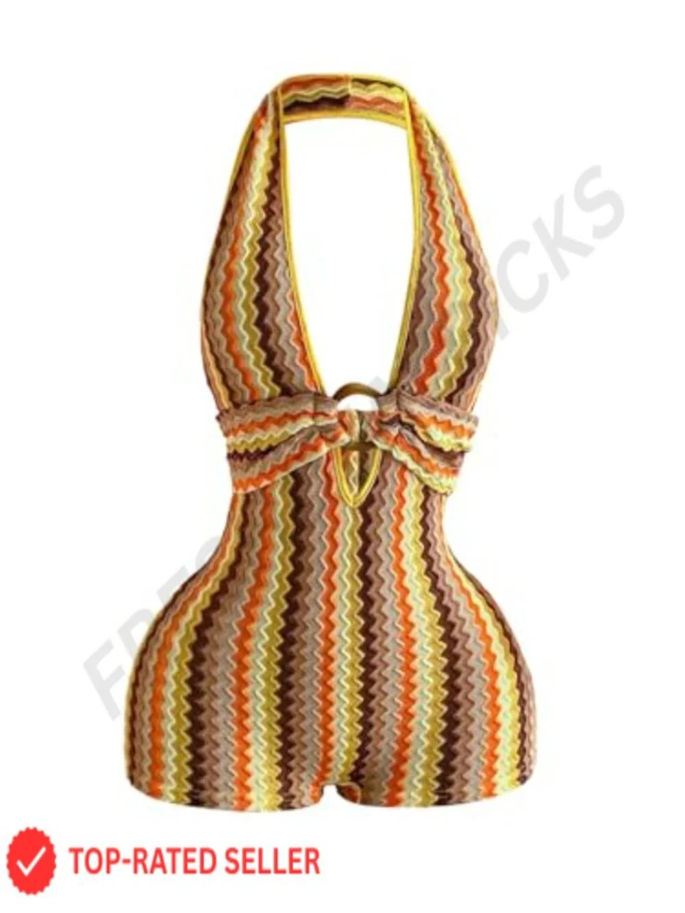 Halter Backless Romper Y2K Country Concert Rave Club Outfit